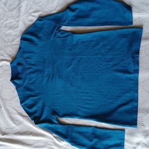 PENDLETON Women's Top | Mockneck Silk Blend | Green | Size S